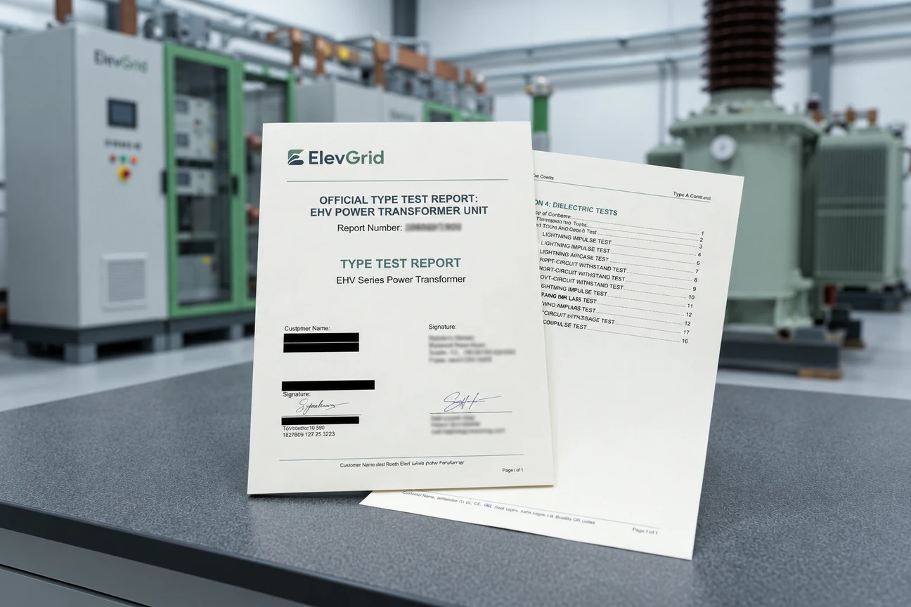 Test and compliance document preview